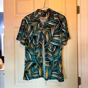 Express XS Palm Print Shirt
